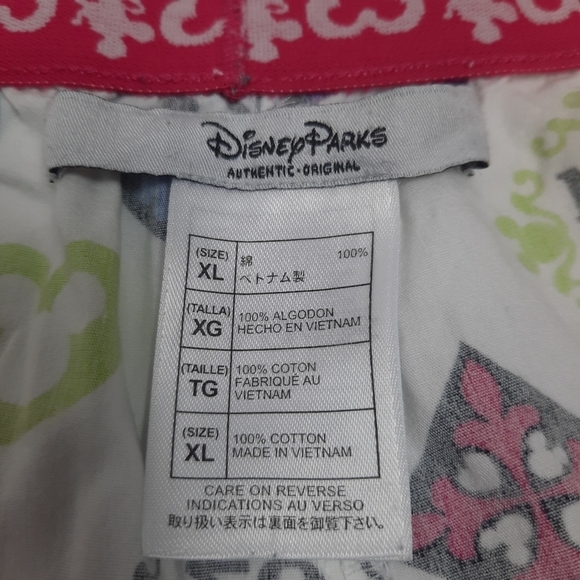Disney Mickey Mouse Pajama Shorts Size‎ XL Women's E24 - Picture 7 of 7